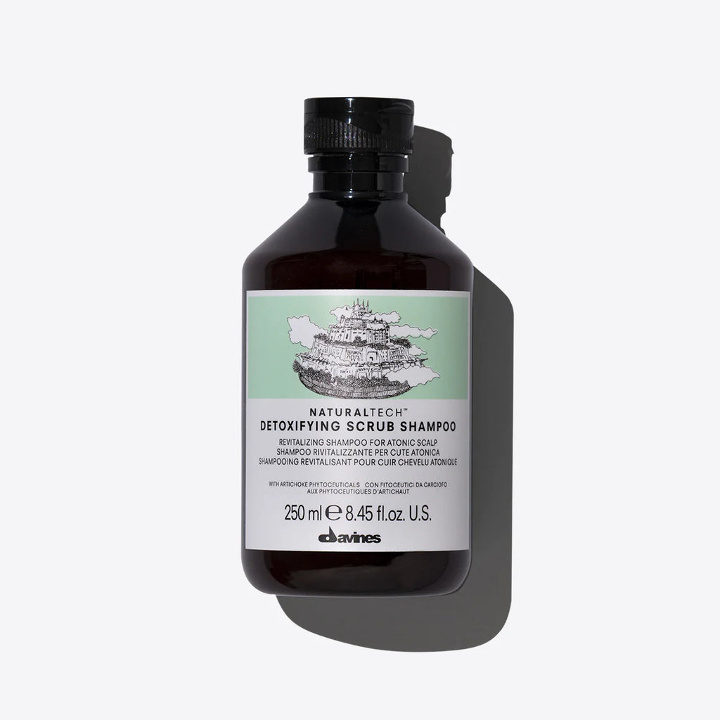 Davines Natural Tech Detoxifying Scrub Shampoo - Revitalizing Scalp Shampoo - [Kharma Salons]